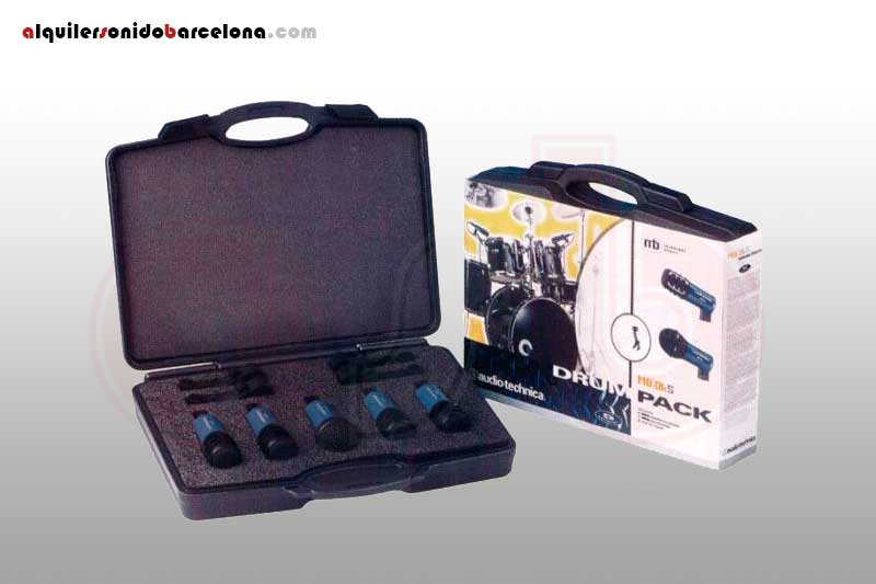 Audio-Technica MB/DK4 - Kit de 5 micr贸fonos para bater铆a