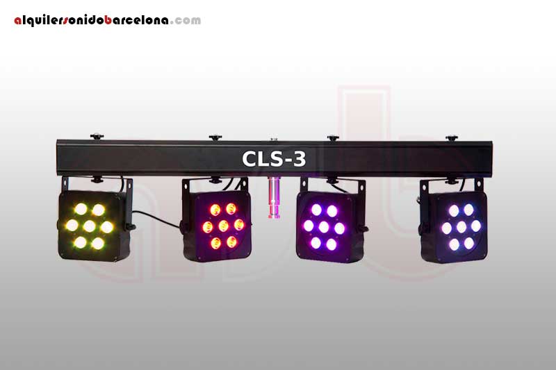 Platinum CLS-3 LED - Sistema con 4 focos Led 7x8W  