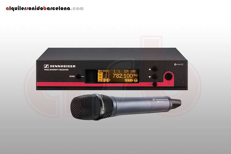 Sennheiser EW100 G3/1G8 - Sistema UHF con micr贸fono de mano