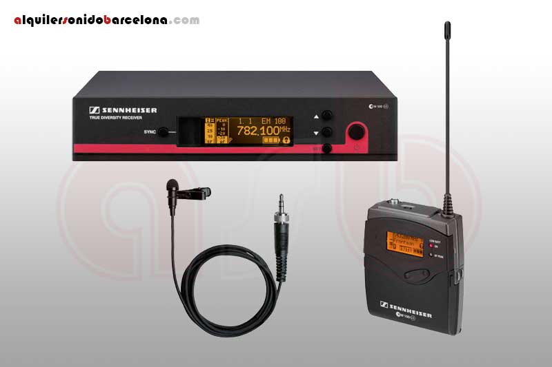 Sennheiser EW112 G3/1G8 - Sistema UHF con micr贸fono de solapa