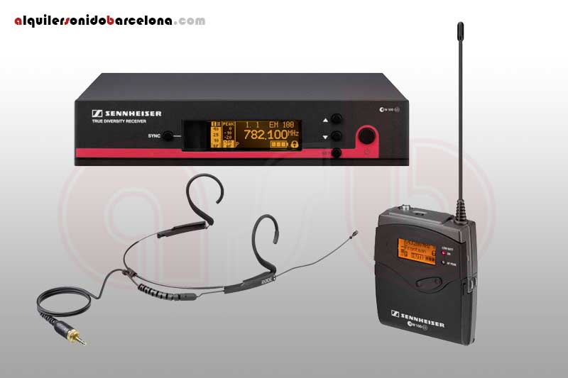 Sennheiser EW152 G3/1G8 - Sistema UHF con micr贸fono de diadema
