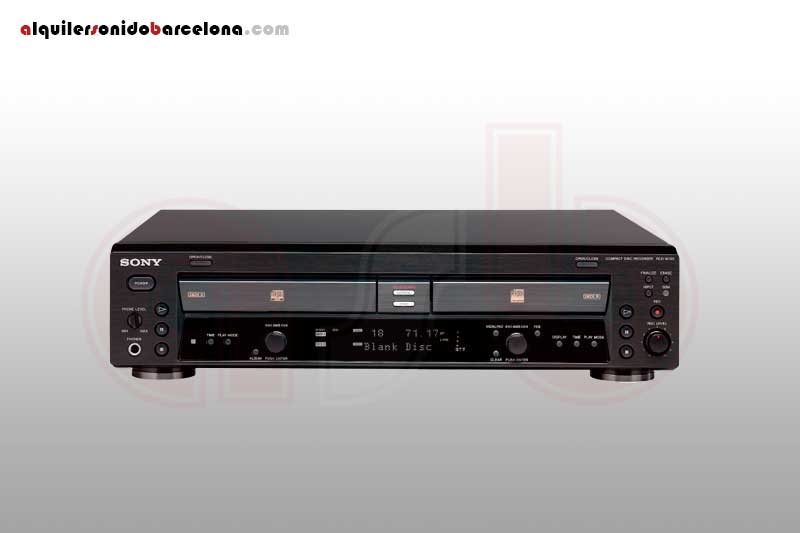Sony RCD-W100 - Grabador CD-R / CD-RW